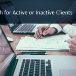 How to Search for Active or Inactive Clients