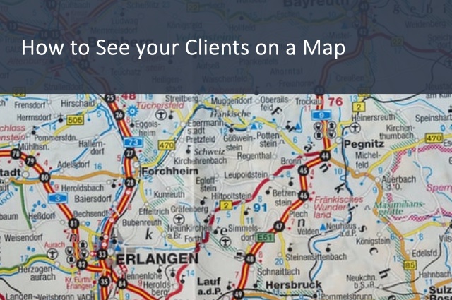 how to view your clients on a map local service hero