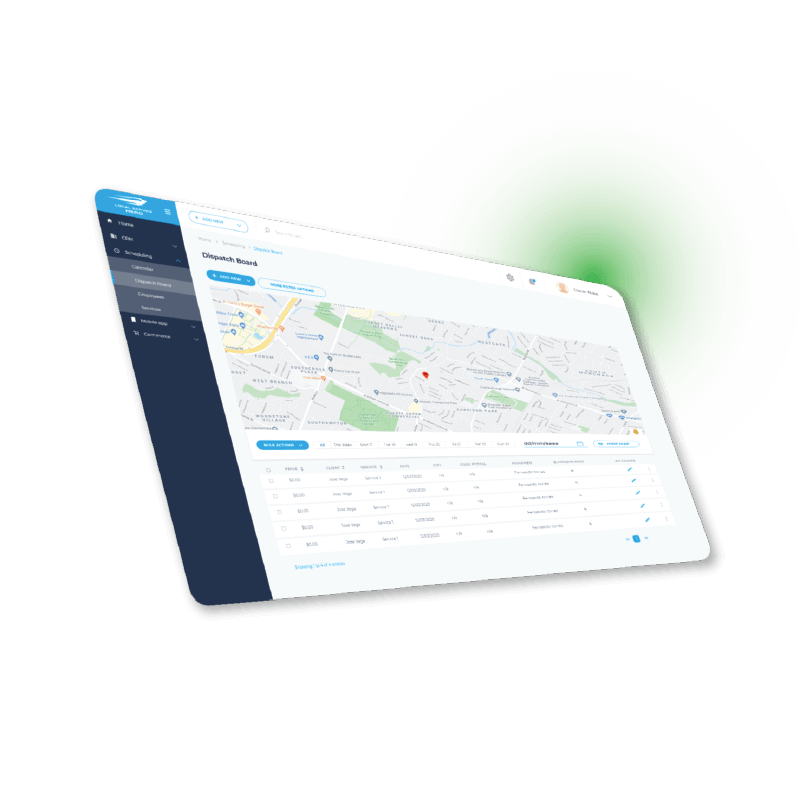 maps scheduling local service hero