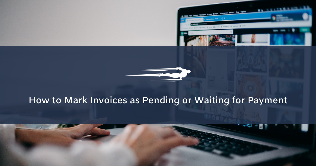 how to mark invoices as pending in local service hero